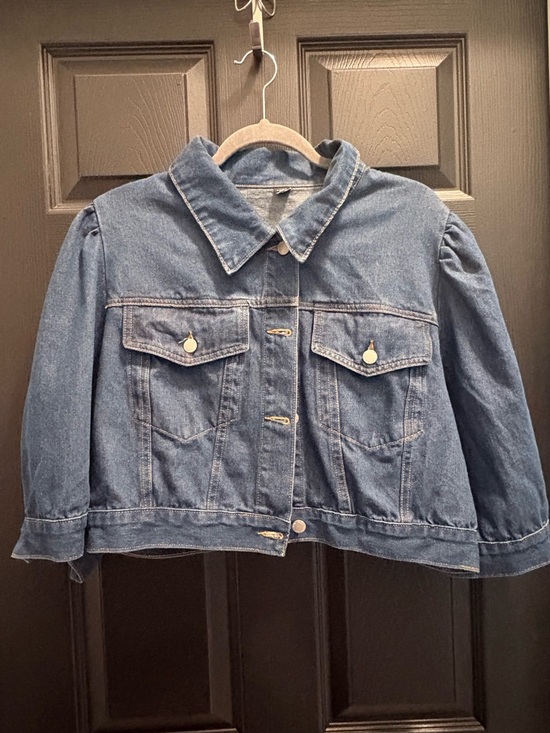 SHEIN Jackets & Blazers - Classic Blue Denim Jacket-Half top